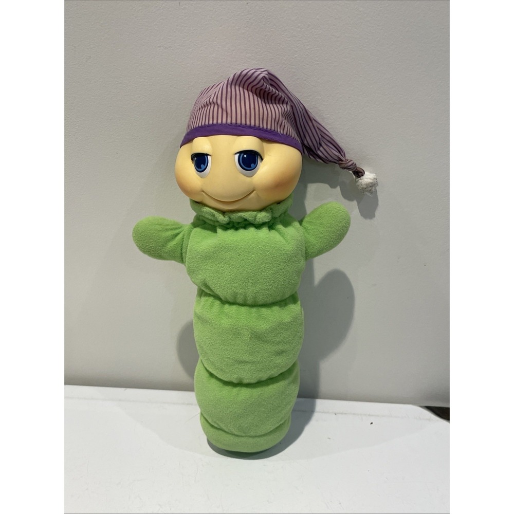 VTG Hasbro Musical Glo Glow Worm 1984 Bedtime Hat No Lights Or Sound